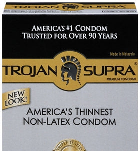 Trojan Supra Bareskin Non-Latex - 6 Pack TJ90242