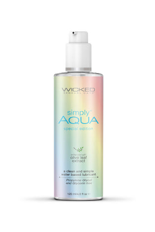 Simply Aqua Water Based Lubricant - 4 Fl. Oz. -  Special Edition WS-91500