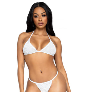 2 Pc Tempest Bikini Set - White- One Size LA-81636WHTOS