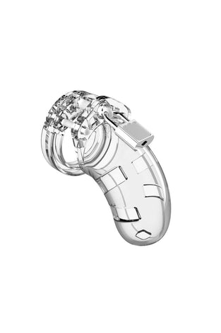 Mancage Model 1 Chastity 3.5 Inch Cock Cage -  Transparent MCG-MCG001TRA
