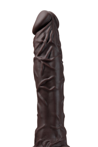 Dr. Skin Silicone - Dr. Richard - 9 Inch Vibrating Dildo - Brown BL-12336