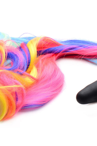 Rainbow Pony Tail Anal Plug TZ-AF641