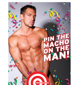 Bachelorette Party Favors - Pin the Macho on the Man PD8204-00