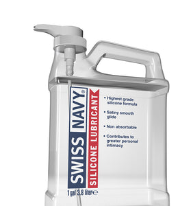 Swiss Navy Silicone Lubricant 1 Gallon MD-SNSL1G