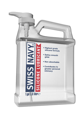 Swiss Navy Silicone Lubricant 1 Gallon MD-SNSL1G