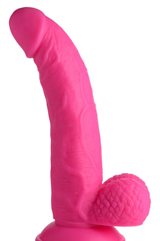 Pop Pecker 7.5 Inch Dildo With Balls - Pink POPP-AG767-PNK