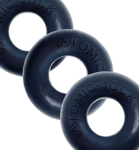 Ringer Cockring 3 Pack - Small - Night Black OX-1324-NGT