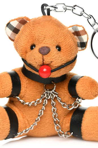 Gagged Teddy Bear Keychain MS-AH118