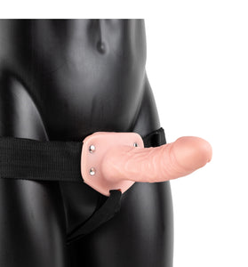 Hollow Strap-on Without Balls 6 Inch - Flesh SH-REA135FLE