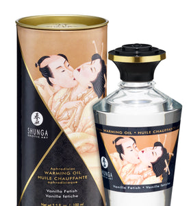 Aphrodisiac Warming Oil - Vanilla Fetish SHU2207