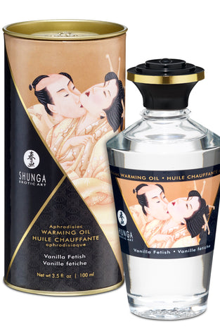 Aphrodisiac Warming Oil - Vanilla Fetish SHU2207