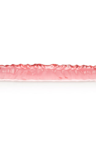 Translucence 12 Inches Veined Double Dong - Pink SE0281402
