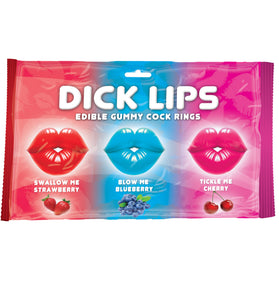 Dick Lips Edible Gummy Cock Rings HTP2987