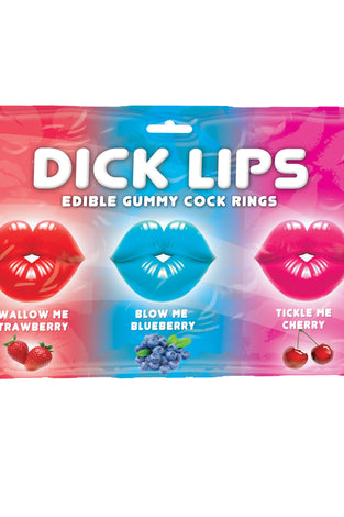 Dick Lips Edible Gummy Cock Rings HTP2987