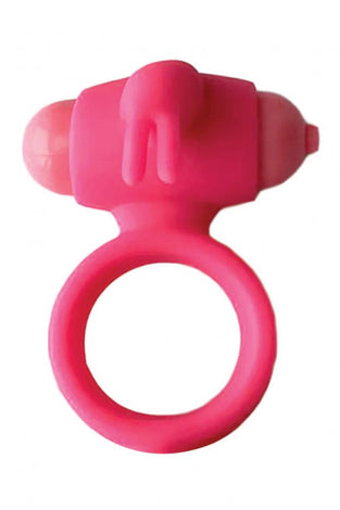 Wet Dreams - Bunny Rush Cock Ring Rabit Ears With  Turbo Motor - Pink HTP3265