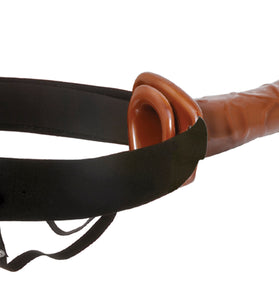 Fetish Fantasy Series 10 Inch Chocolate Dream  Hollow Strap-On PD3948-00