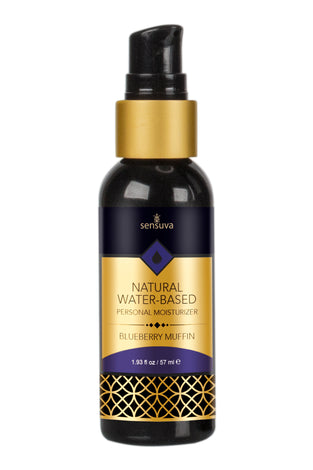 Natural Water-Based Personal Lubricant 1.93 Fl. Oz. - Blueberry Muffin SEN-VL691