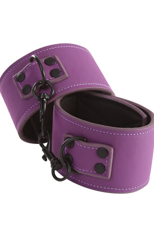 Lust Bondage Ankle Cuff - Purple NSN1254-15