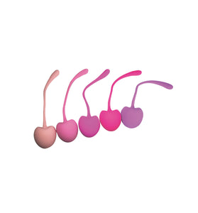 Pleasure Cherry Kegel Balls - Multi-Weighted - 5  Pack TMN-VT-1188