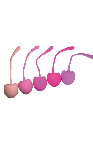 Pleasure Cherry Kegel Balls - Multi-Weighted - 5  Pack TMN-VT-1188