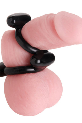 Dual Stretch to Fit Cock and Ball Ring TV-AE180