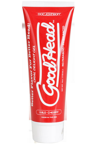Good Head Oral Delight Gel 4 Oz - Wild Cherry DJ1360-02
