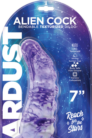 Stardust - Alien Cock - Bendable Texturized Dildo  Texturized Dildo - 7 Inch HTP3478