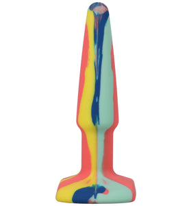 A-Play Groovy Silicone Anal Plug 4 Inch - Sunrise DJ0302-01-BX