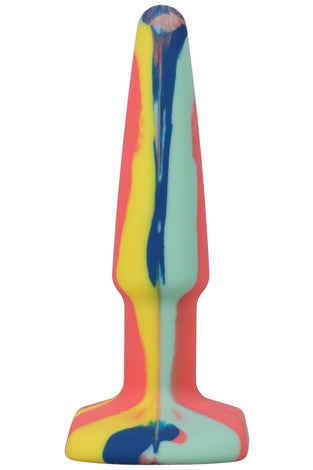 A-Play Groovy Silicone Anal Plug 4 Inch - Sunrise DJ0302-01-BX