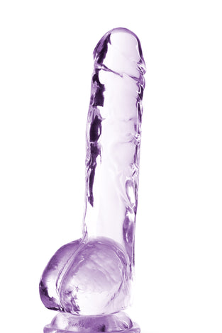Naturally Yours - 8 Inch Crystalline Dildo - Amethyst BL-51501