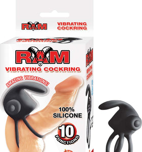 Ram Vibrating Cockring - Black NW2812-1