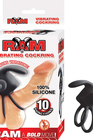 Ram Vibrating Cockring - Black NW2812-1