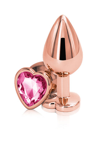 Rear Assets - Rose Gold Heart - Medium - Pink NSN0963-24