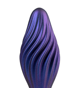 Anal Adventures Matrix - Swirling Bling Plug -  Sapphire BL-10112