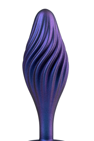 Anal Adventures Matrix - Swirling Bling Plug -  Sapphire BL-10112