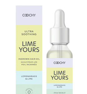 Coochy Ultra Soothing Lime Yours Ingrown Hair Oil  - Lemongrass and Lime - 4 Oz COO8000-01