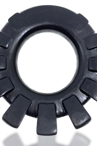 Cock-Lug Lugged Cockring -  Black OX-1922-BLK