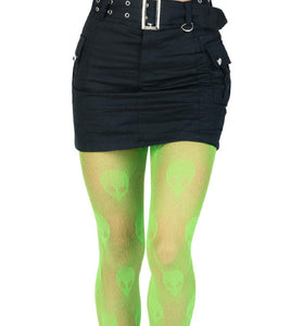 Alien Net Tights - One Size - Green LA-9728GRNOS