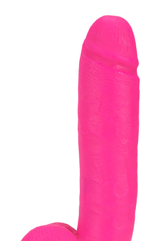 Neo - 10 Inch Dual Density Dildo - Neon Pink BL-34530