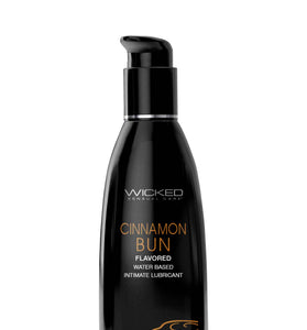 Aqua Cinnamon Bun Flavored Water Based Intimate  Lubricant - 2 Fl. Oz. WS-90342