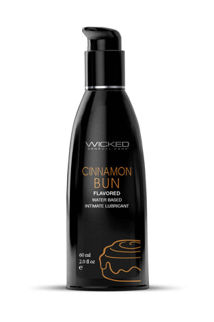 Aqua Cinnamon Bun Flavored Water Based Intimate  Lubricant - 2 Fl. Oz. WS-90342