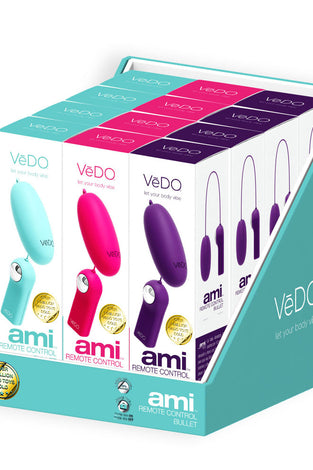 Ami Remote Control Bullet 12pc Display VI-B0500