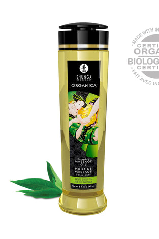 Organica Massage Oils - Green Tea - 8 Fl. Oz. SHU1311