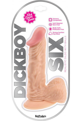 Dick Boy 6 Inch Dildo - Flesh HTP3310