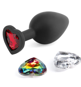 Glams Xchange Heart - Medium - Black NSN-0514-13