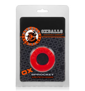 Sprocket Cockring Atomic Jock - Red OX-AJ1043-RED