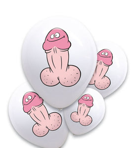 Willy Pecker Balloons 6pk OZ-BALL-05