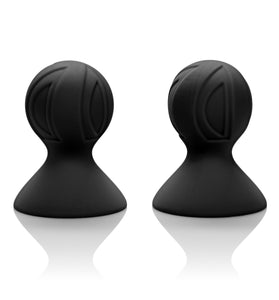 Nipple Play Silicone Pro Nipple Suckers - Black SE2644702