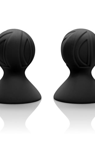 Nipple Play Silicone Pro Nipple Suckers - Black SE2644702