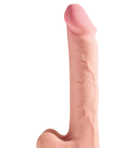 King Cock Plus Triple Density 12 Inch Cock With Balls - Flesh PD5723-21